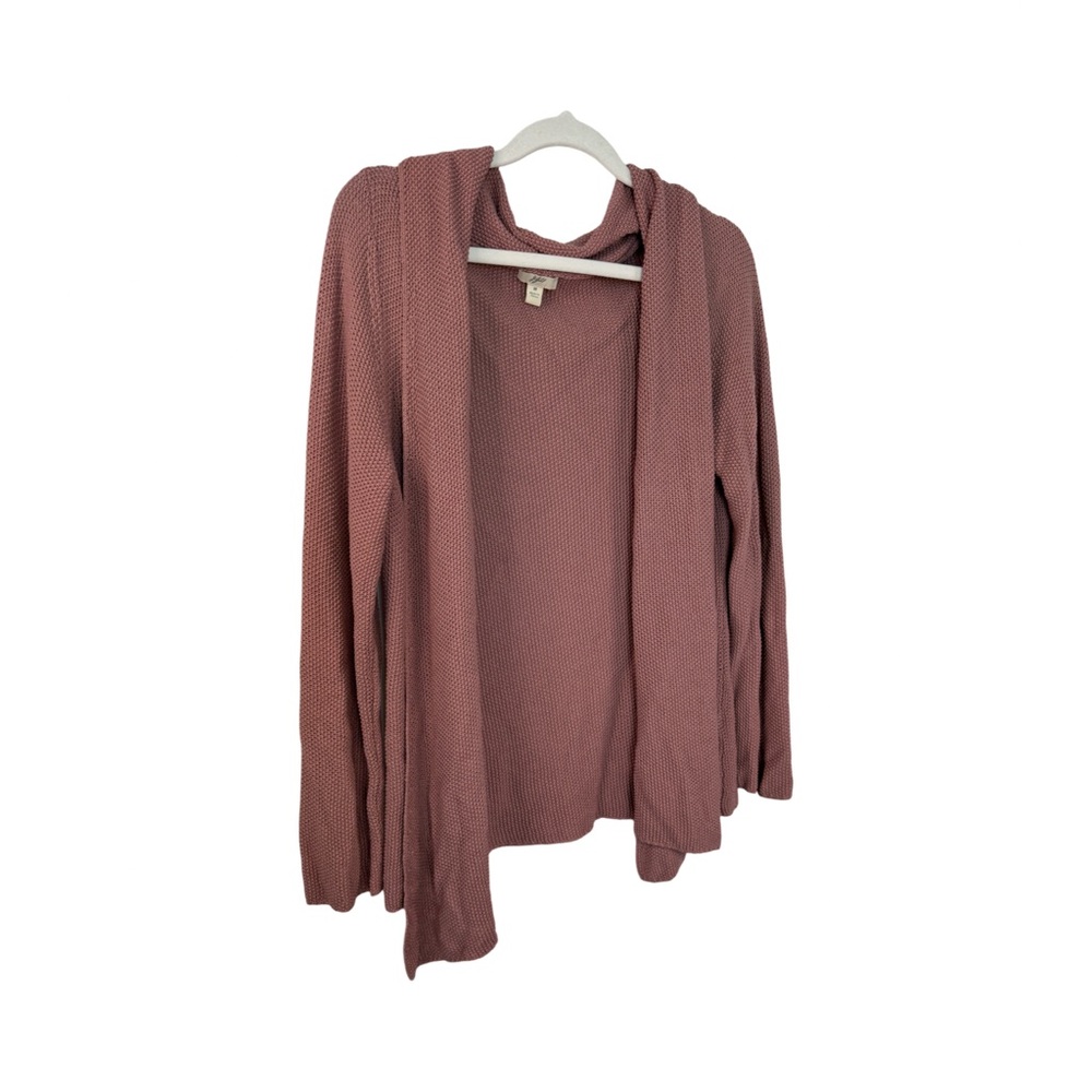j jill  Open Front Cardigan Rose Color Size Medium
